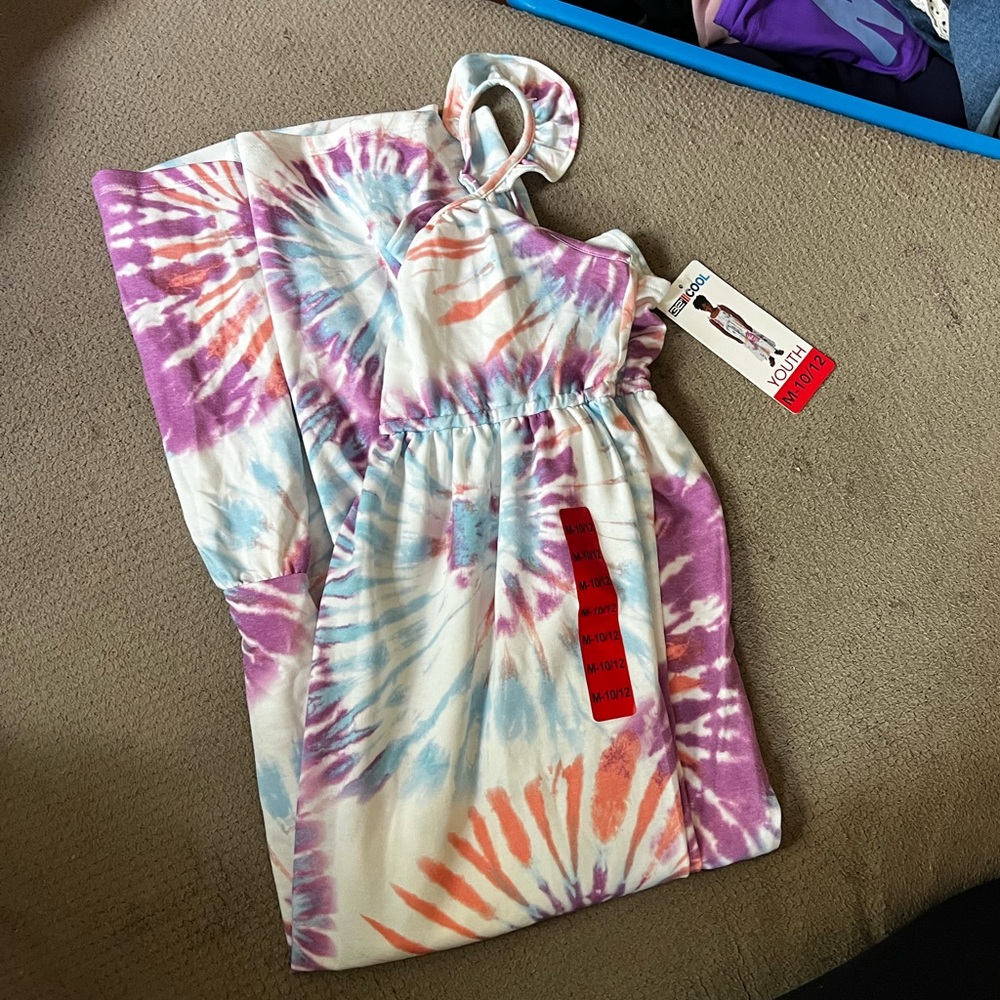 New Girls Tie-Dye Dress